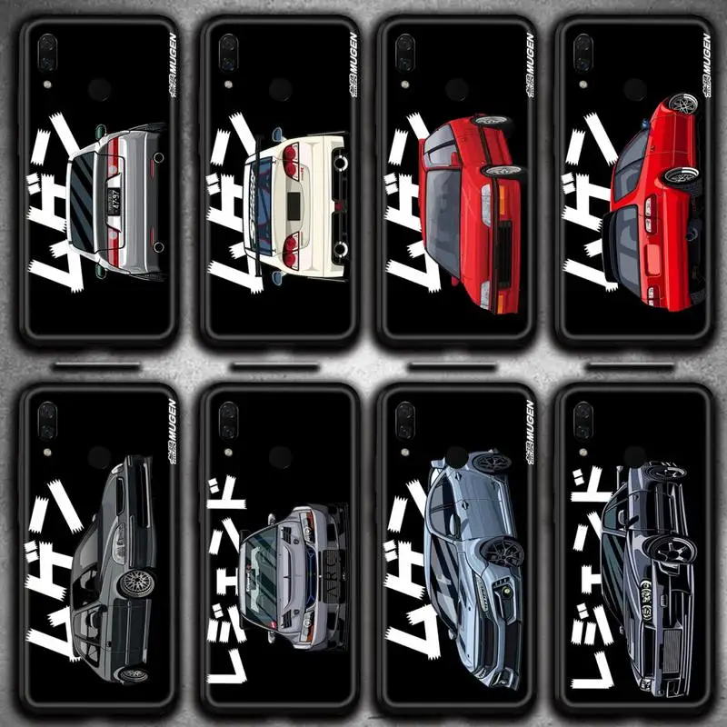 

Tokyo JDM drift sports car Phone Case Huawei Y6P Y8S Y8P Y5II Y5 Y6 2019 P Smart Prime Pro
