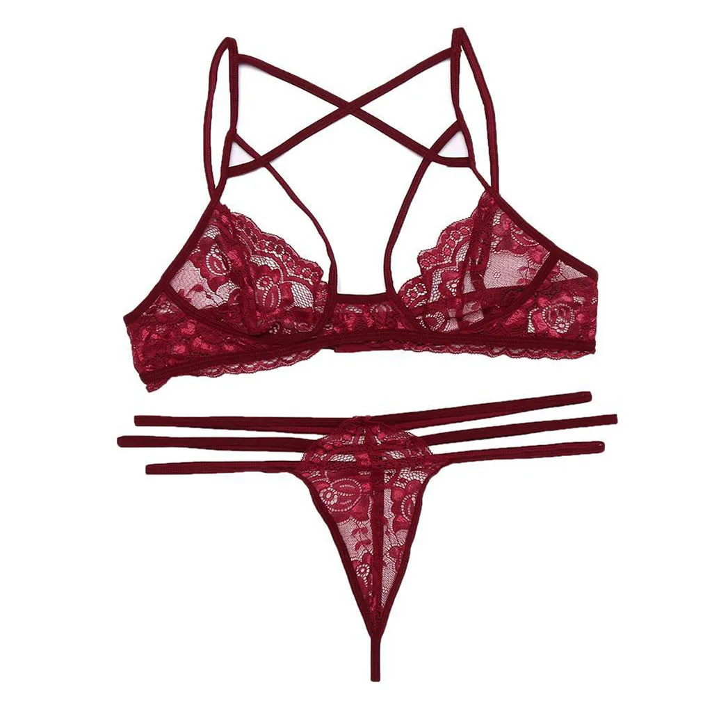 Женское белье 2019 женское сексуальное Комплект летний кружевной комплект нижнего