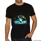 Бестселлер, новая мужская Футболка Harajuku с круглым вырезом в стиле ретро сварщика