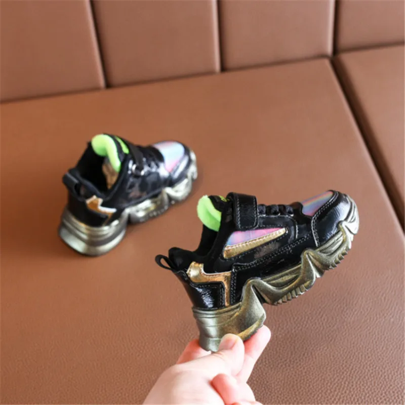 DIMI Winter Children Shoes Boys Girls Sport Shoes Short Plush Baby Sneakers Waterproof Non-slip Warm Kids Shoes Size 21-25