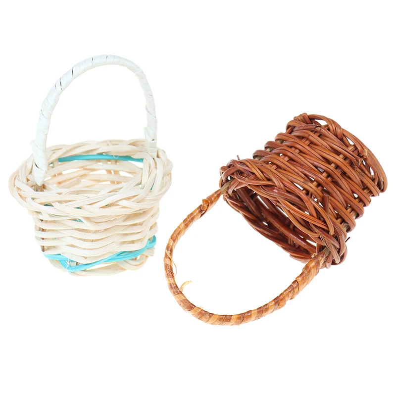 Мини ротанговое плетение хранилище корзина для фруктов ротанговая коробка