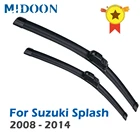 Щетки стеклоочистителя MIDOON для Suzuki Splash 2008 - 2014 2009 2010 2011 2012 13, лобовое стекло, переднее стекло, 22 + 16 дюймов