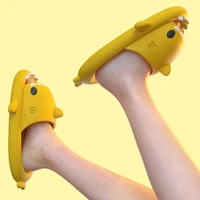 2021 new summer slippers lovely shark shape slides outdoor women shoes kids children flip flops men couples cartoon eva