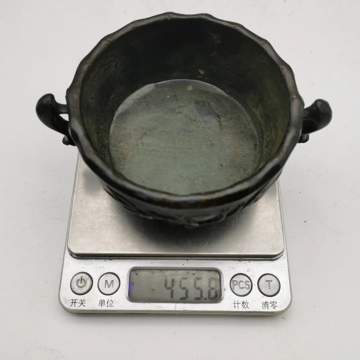 

LaoJunLu Red Copper Bamboo Tripod Stove Imitation antique bronze masterpiece collection of solitary Chinese traditional style
