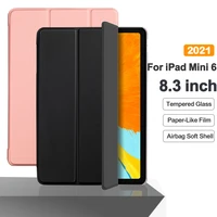 flip tablet case for ipad mini 6 2021 8 3 inch funda pu leather smart cover for ipad mini 6th 8 3 a2568 folio capa