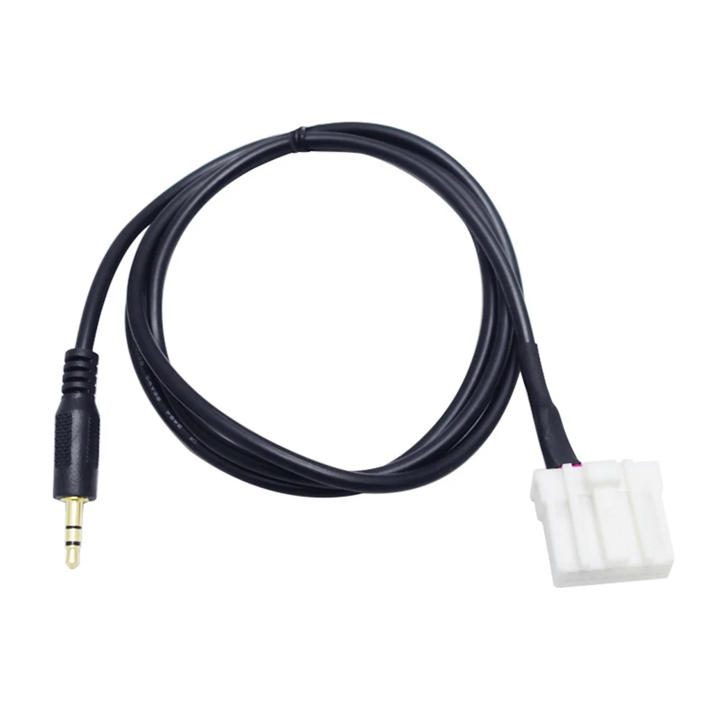

New 3.5mm Black B70 AUX Audio Adapter Input Cable for Mazda 2 3 5 6 MX5 RX8 2006 MP3 CD Changer Jack Plug