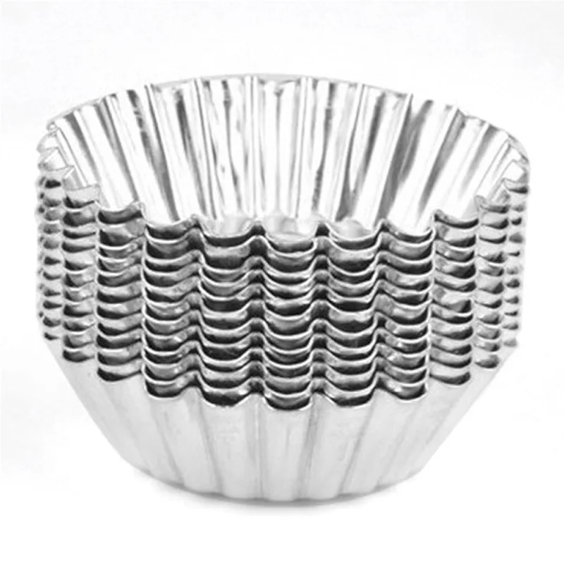 100 шт яичный пирог пресс форм винограда чаша в форме хризантемы кокос круглый