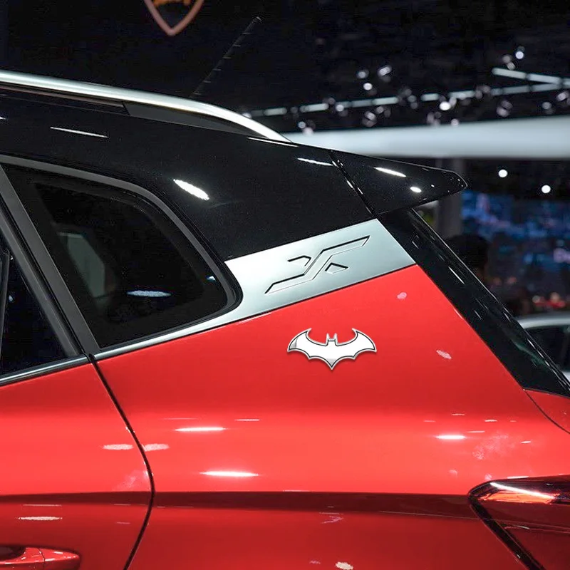 

New car sticker 3D metal bat logo sticker body tail decoration sticker auto parts badge motorcycle car