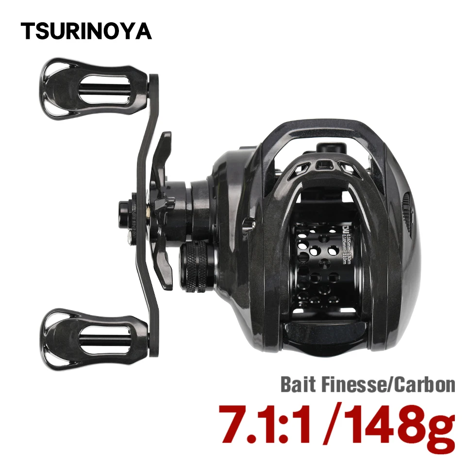 TSURINOYA приманка Finesse 7 1: 1 высокое передаточное отношение Ультралегкая Рыболовная
