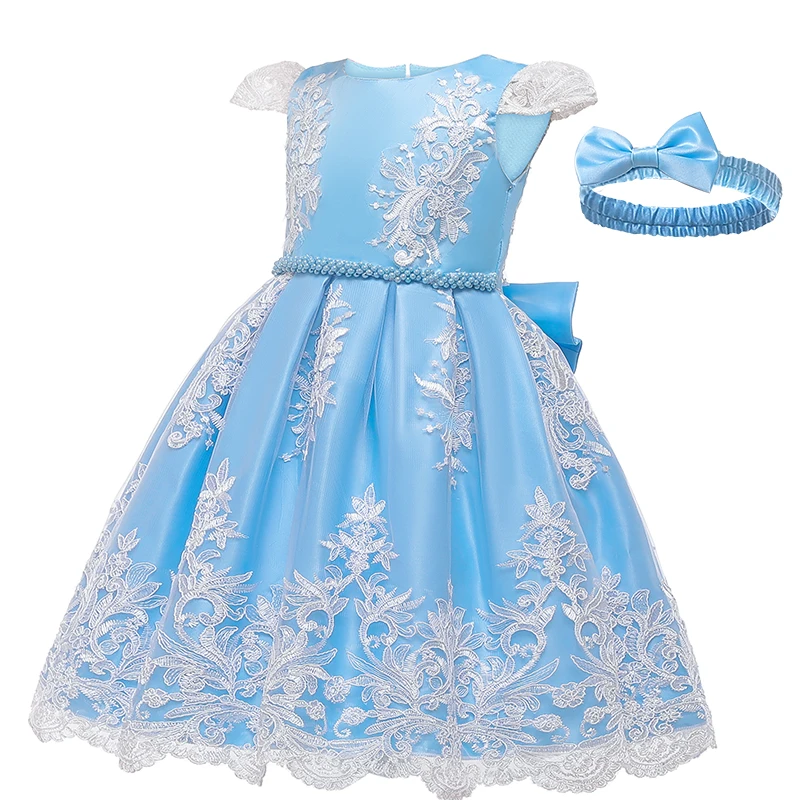 

Популярное цветное платье с цветами для маленьких девочек, новинка 2020, высококачественное вечернее платье принцессы, детская одежда для Хэ...