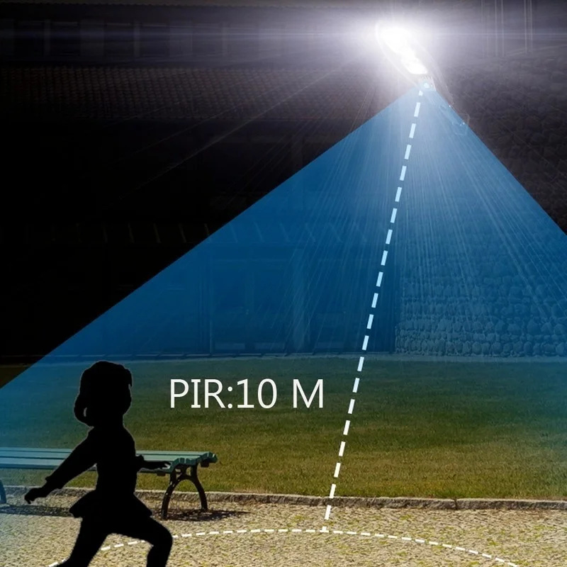 

Уличная лампа на солнечной батарее, 00000 светодиодов, водонепроницаесветильник, с датчиком движения