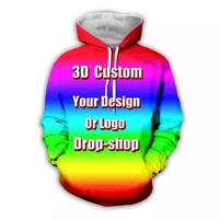 diy custom full printing 3d hoodies create design photoyou want pattern personalized customized sweatshirts oversize coat