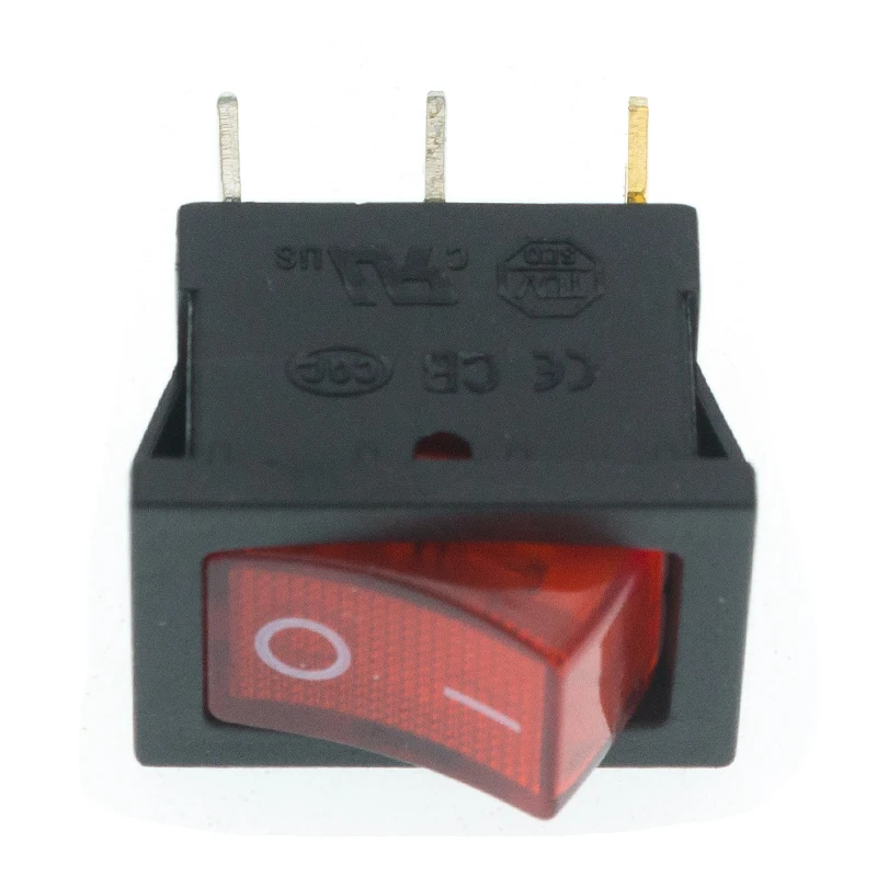 Фотолодочный автомобильный кулисный выключатель 6A/10A ВКЛ-ВЫКЛ 250VAC 6A/125VAC 10A со