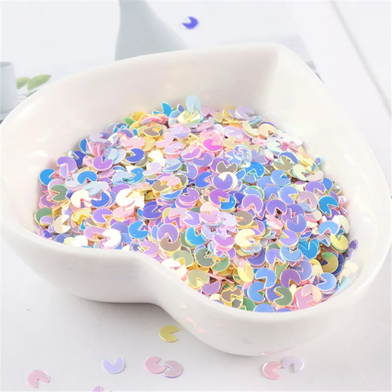 

1800Pcs/Pack 5mm Cannibals Shape Sequins DIY Glitter Paillettes Lady Nail Art Craft Wedding Decoration Lentejuelas Accessories