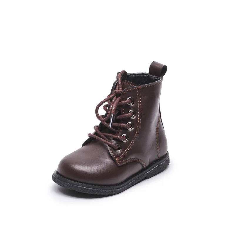 Детские Ботинки Martin Новинка 2020 года Сезон осень Модные детские ботинки в