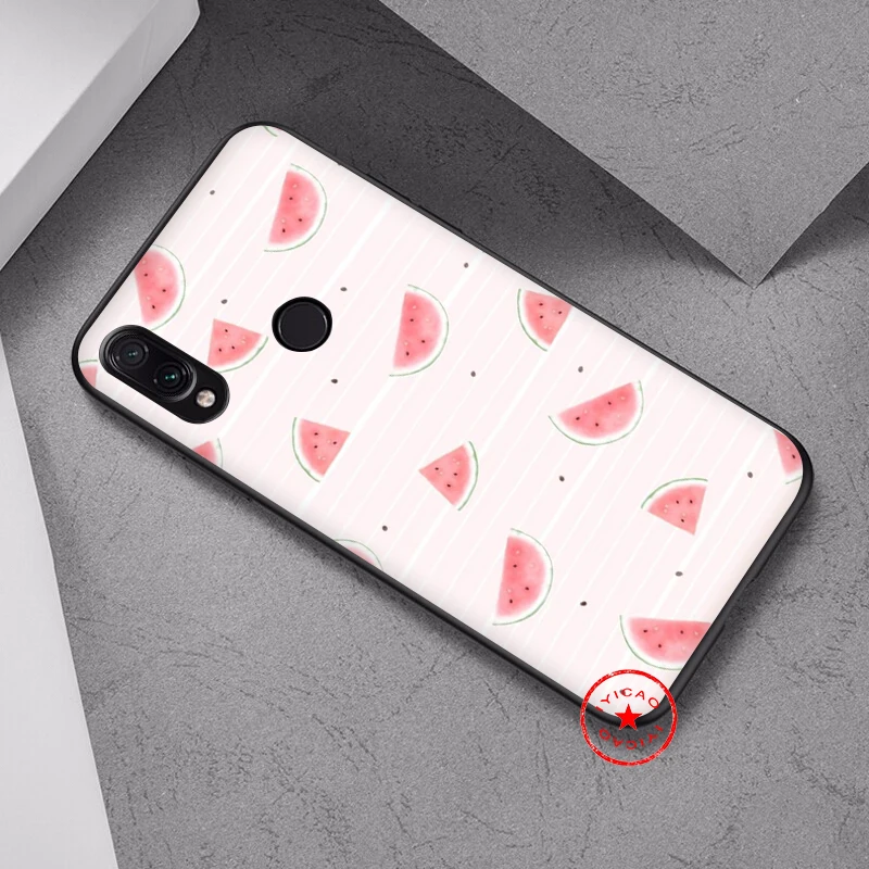 IYICAO мультфильм с фруктовым принтом в виде Арбузов мягкий чехол для Xiaomi Redmi K20 8A 7A 7 6