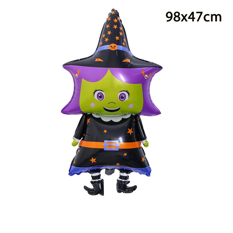 

Halloween Pumpkin Ghost Balloons Spider Witch Foil Balloons Happy Halloween Inflatable Toys Halloween Party Decoration Kids Toys
