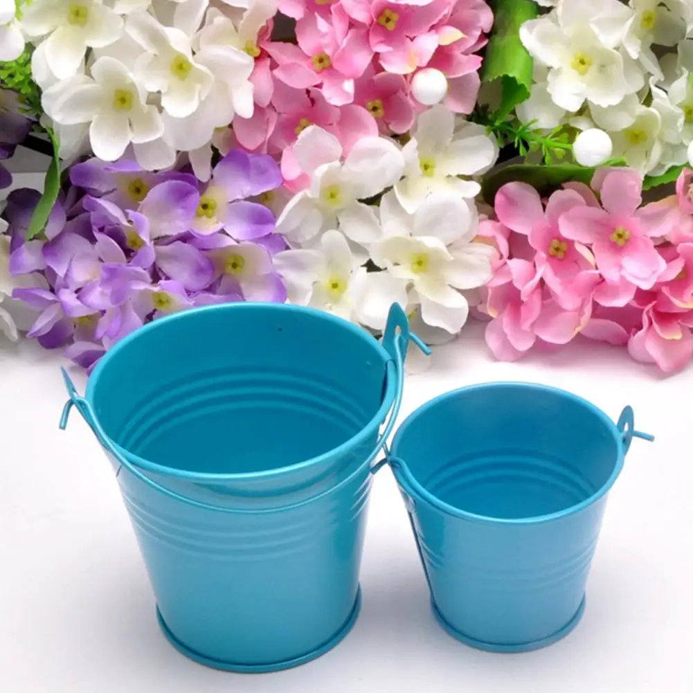 Высококачественная маленькая железная цилиндрическая жестяная мини Ванна