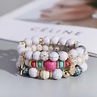 women%e2%80%99s braceletsbangles fatima hamsa hand jewelry charm bracelets for girl woman pulseras beaded heart tassel fashionable gift