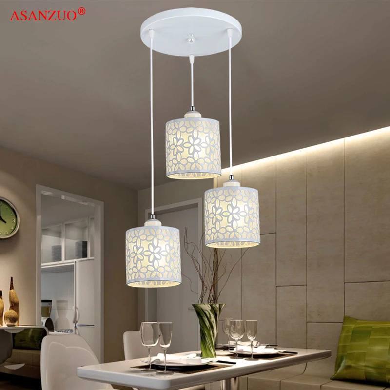 Современные подвесные светильники в скандинавском стиле железная ажурная