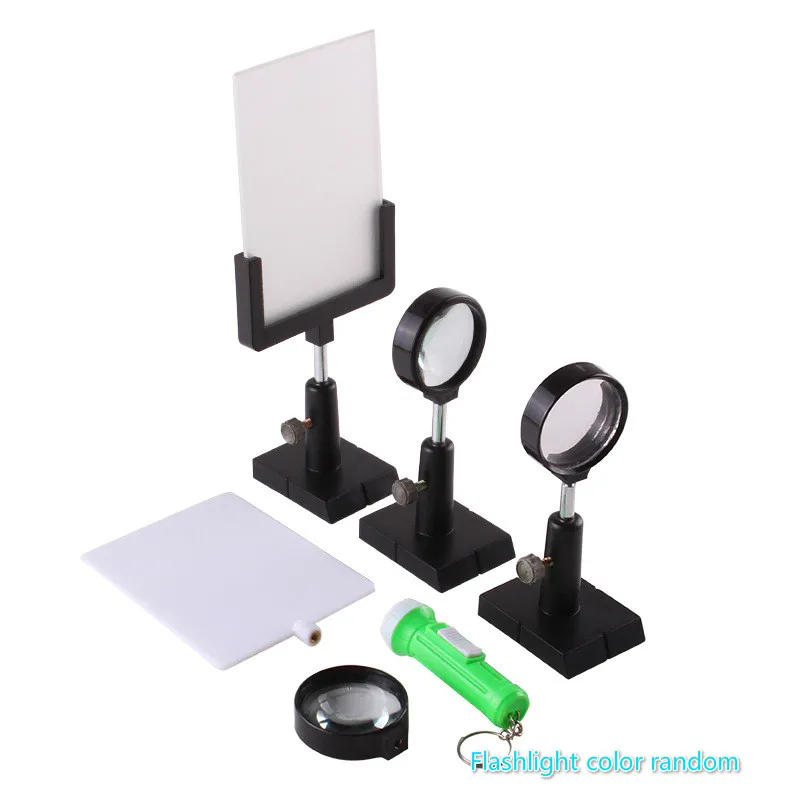 Выпуклая линза вогнутые линзы матовое стекло источник света и кронштейн