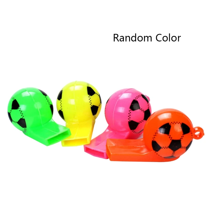 

Plastic Kid’s Whistle Loud Crisp Soccer Whistle for Outdoor Sport Supplies Coaches Referee Cheering Squad Role Play Game