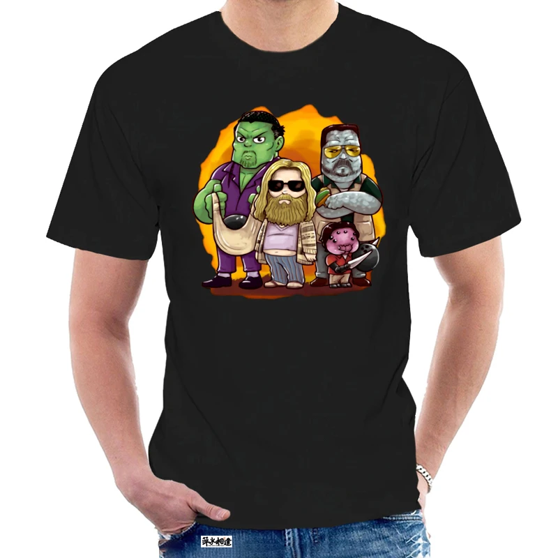 Футболка большого размера асгардианская футболка Fat Thor End Game с коротким рукавом