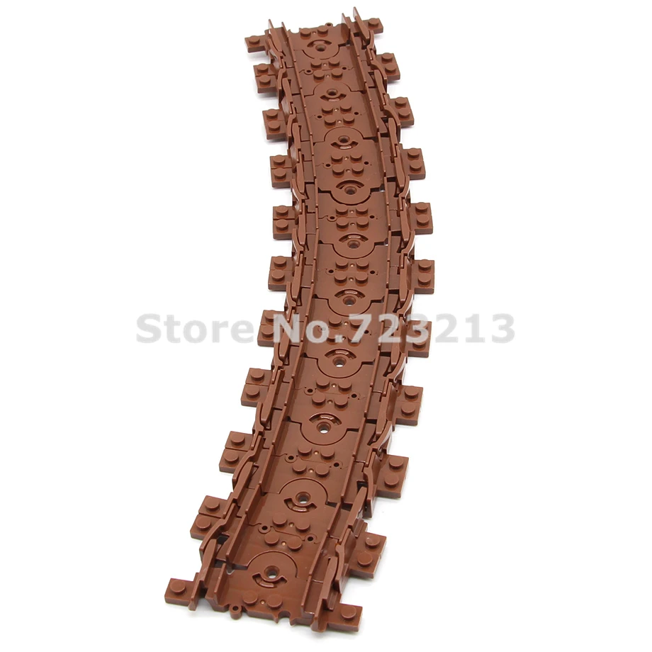 

Wholesale 20pcs Flexible/Curved/Straight forked Rail Tracks for Train Soft Railway MOC Building Block Sets Models Kids Toys