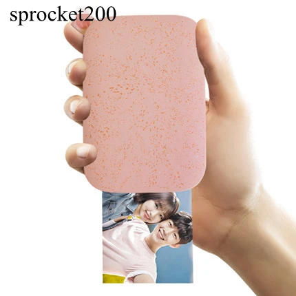Sprocket100 Sprocket200 фотопринтер мобильный телефон bluetooth портативный мини Звездочка для hp ZINK печать фотобумаги без чернил - Цвет: pink sprocket200