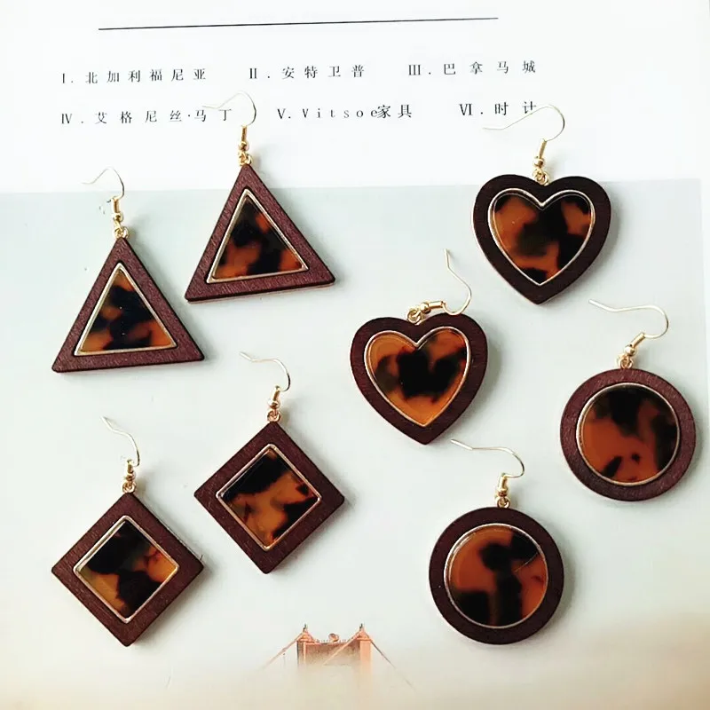 2019 корейские Модные женские ювелирные изделия Маленькие Геометрические