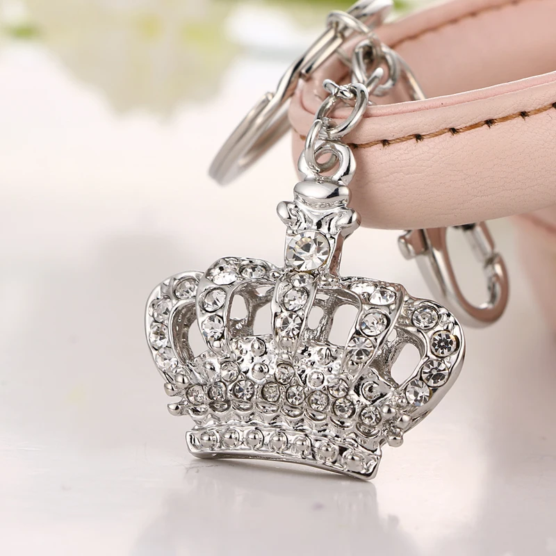 

2020 Tinykenro New Fashion Explosion Rhinestone Noble Cute Elegant Crown Bag Wallet Keychain