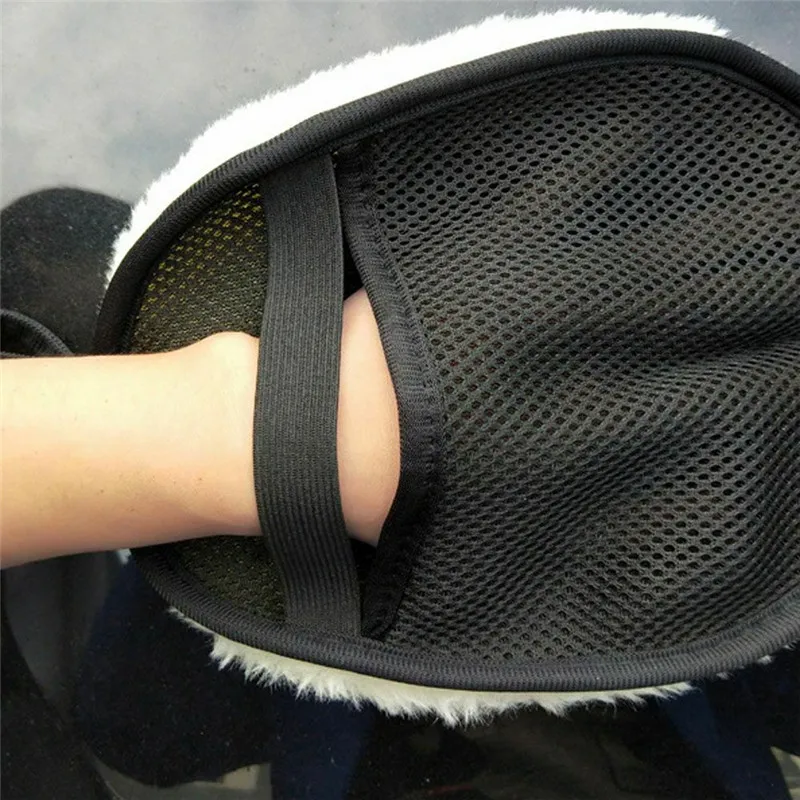 2019 портативные шерстяные мягкие перчатки для мойки автомобилей чистящая щетка