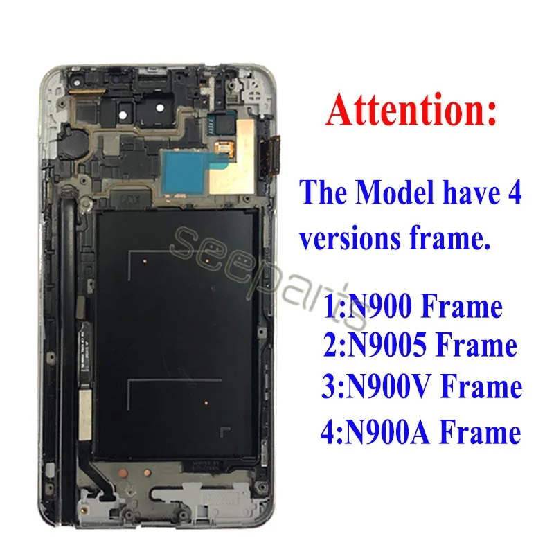 Super AMOLED LCD Display For Samsung Galaxy Note 3 N900 N9005 N900A N900V Touch Screen Digitizer Assembly | Мобильные телефоны и