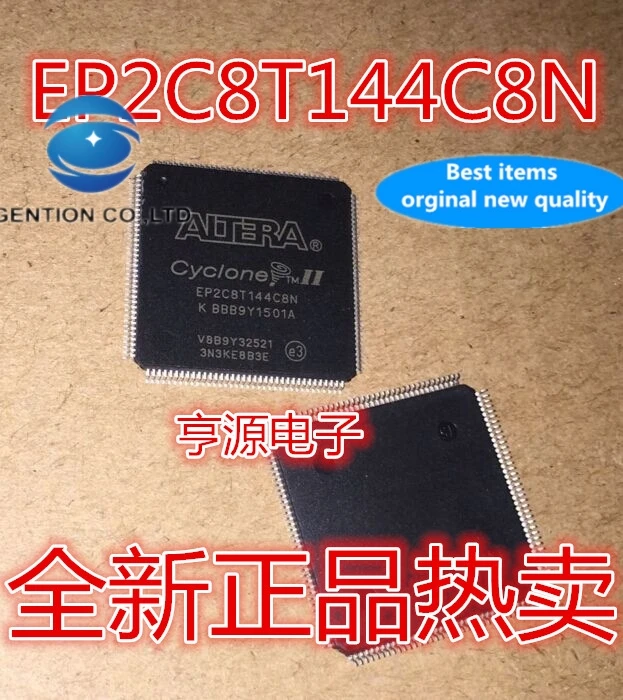 

2pcs 100% new and orginal real photo EP2C8T144I8N EP2C8T144C8N embedded FPGA TQFP144