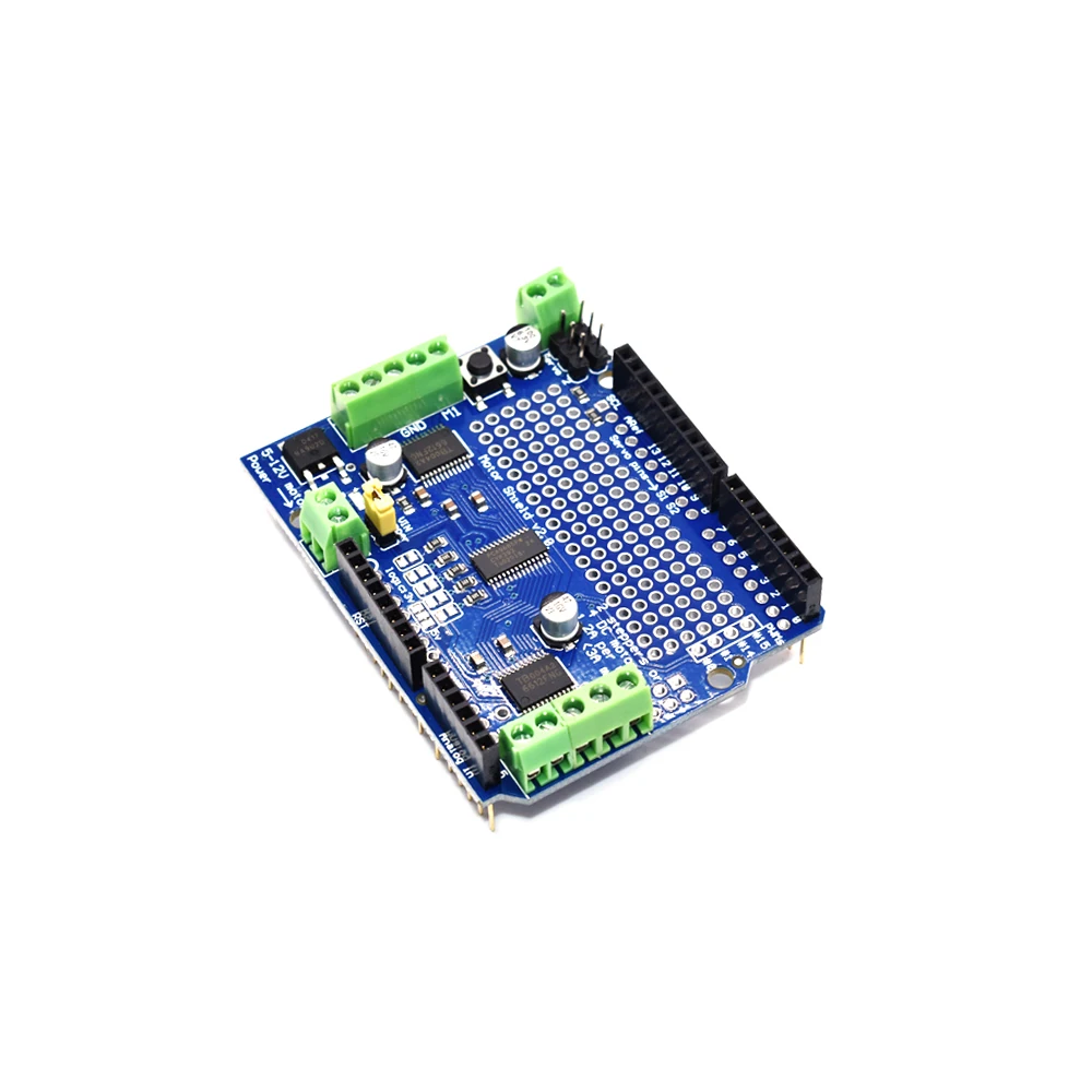 Официальный шаговый двигатель IIC I2C TB6612 Mosfet PCA9685 PWM сервопривод щит V2 для Arduino Robot Uno