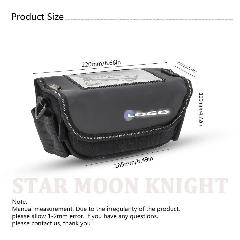 

Motorcycle handlebar waterproof bag travel bag for BMW R1250RT R1200RT K1600GT R1100R high quality multi-function waterproof bag