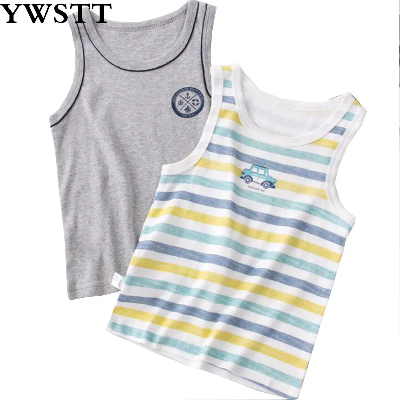 Детский летний жилет футболка без рукавов летняя детская верхняя одежда топы