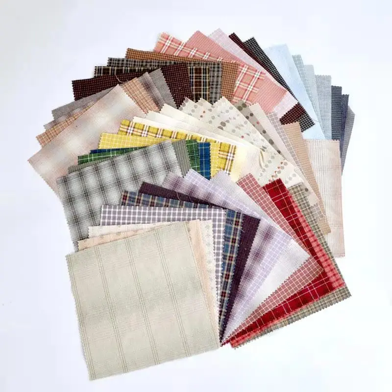 Японская окрашенная в пряжку ткань ручной работы сделай сам пэчворк 100%