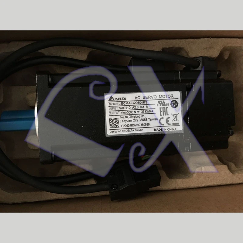 

Delta 400W 1.27NM 60mm 3000rpm ECMA-C20604RS 14mm Shaft AC servo motor