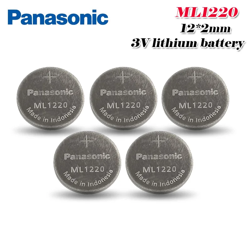 5 шт. литиевая батарея Panasonic ML1220 3 в для Rtc Bios часы с дистанционным управлением