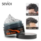Мужская Глина для волос Sevich, 2 цвета, матовое покрытие для укладки волос с низким блеском, 100 г