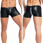 Сексуальные мужские шорты-боксеры, съемные гей-трусы с карманом для пениса на молнии сзади, горячие мужские эротические гей-трусы, нижнее белье