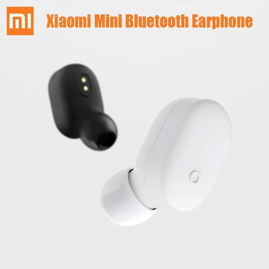 Мини наушники Xiaomi с Bluetooth беспроводная гарнитура модные классические