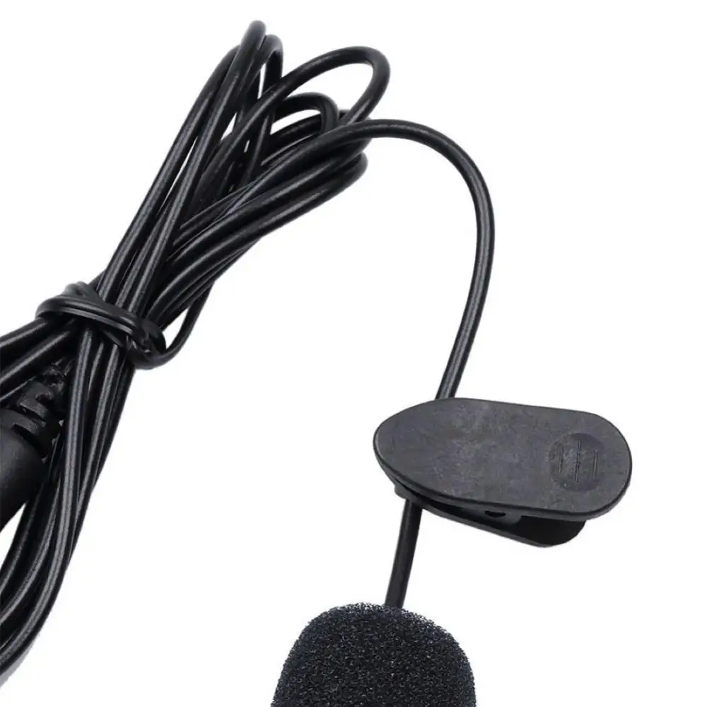 

3.5mm Wired Lapel Clip Omnidirectional Microphone Lavalier Mic for Loudspeaker