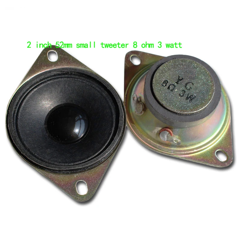 

2pcs 2"inch tweeter 8ohm 8Ω 3W For Car audio upgrade Wall-mounted loudspeaker