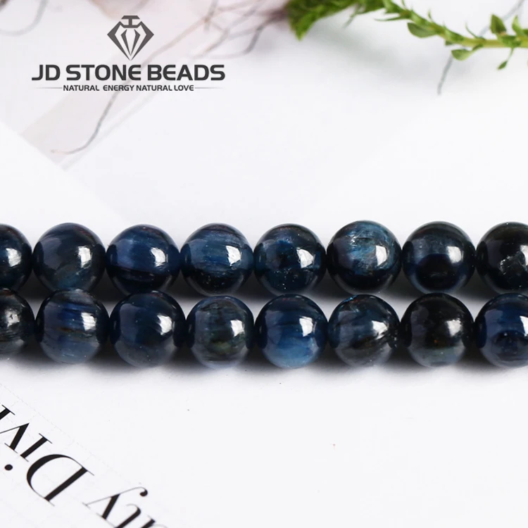 Синий Кианит Beads7-8mm выбрать размер круглый синий цвет цена мужские ожерелья Подвески Аксессуары для изготовления ювелирных изделий