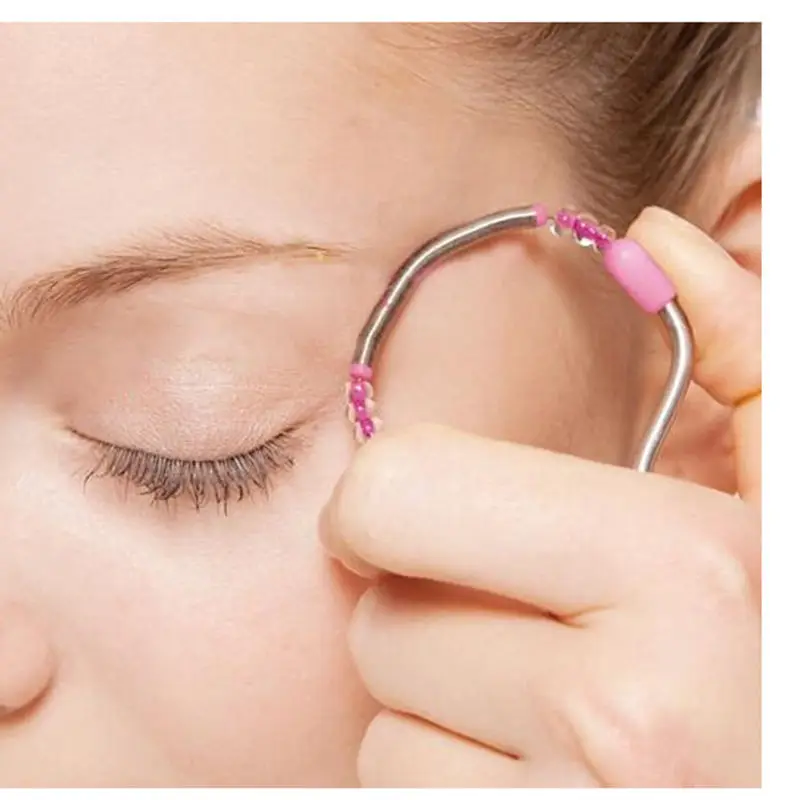 

1pc Face Facial Hair Spring Remover Stick Removal Threading Epilator Face Facial Hair Spring Bend Remover Epilator Stick