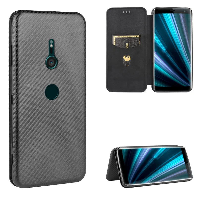 Чехол для Sony Xperia XZ3 модный жесткий чехол 6 0 дюйма из углеродного волокна и