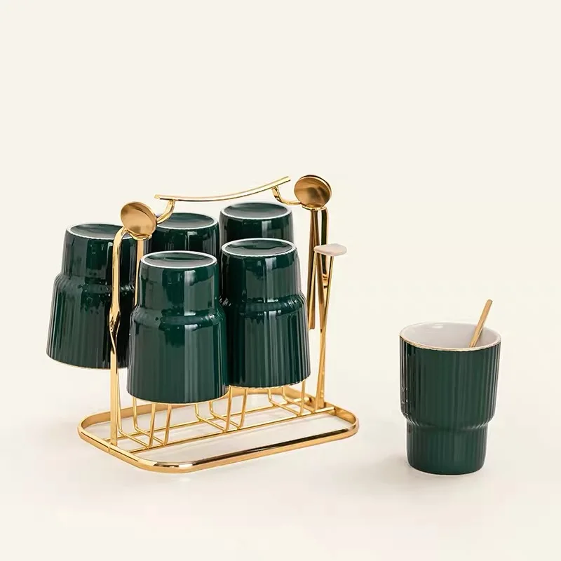 Отличный керамический кофейный чайный набор 3 2 л фарфоровый бочонок с краном