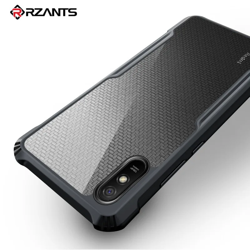 For Xiaomi Redmi 9A Case 6.53 inch Braid Style Acrylic PC + TPU Shockproof Armor Back Cover for Bumper | Мобильные телефоны и